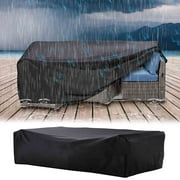Fasiaou Patio Furniture Cover Outdoor, Waterproof Rectangular Patio Table Chair Sofa Set Cover, All Weather Oxford Tear-Resistant Material.67”Lx37”Wx28”H